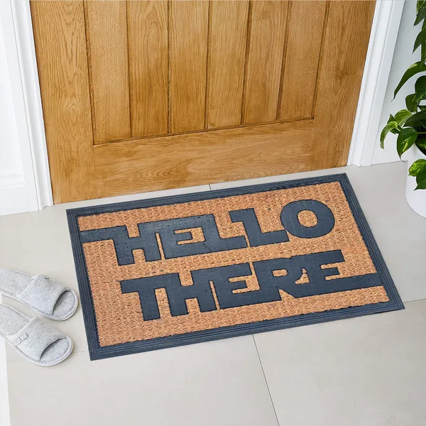 [vendor] Hello There Funny Coir Doormat Hello There Welcome Front