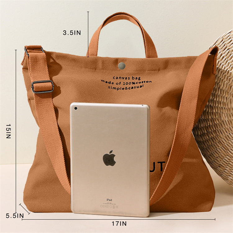 [vendor] Large Capacity Shopping Bags Woman Black Canvas Tote Bag