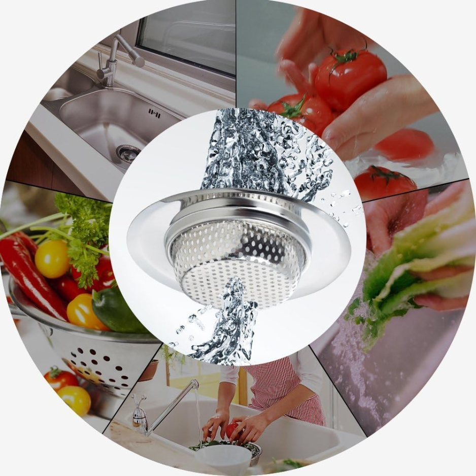 [vendor] Fengbao 2-Piece Stainless Steel Kitchen Sink Strainer