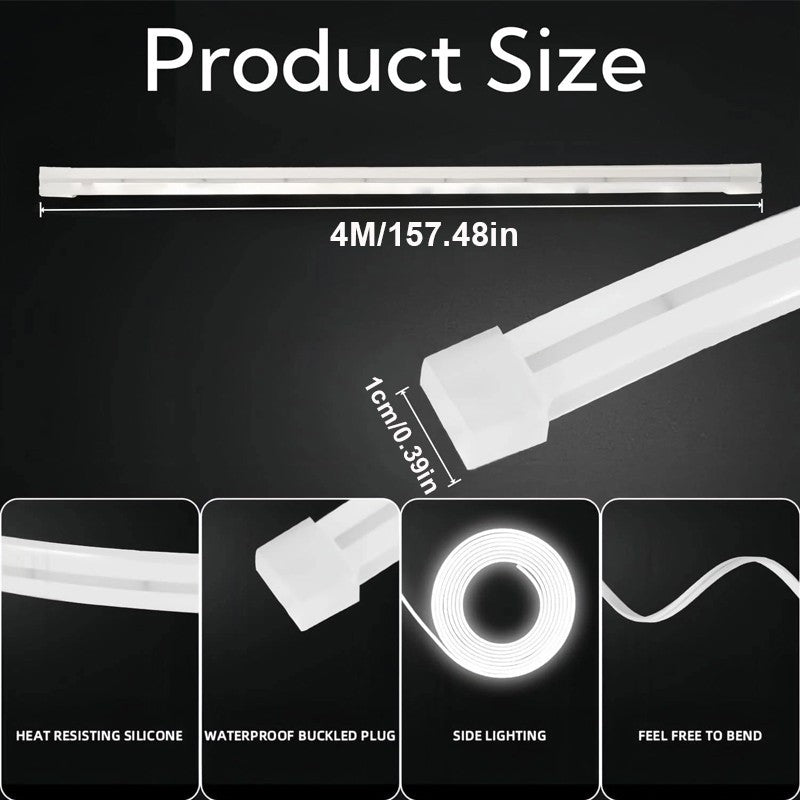[vendor] 4m Car Trunk LED Light Strip Dynamic Flowing Car Trunk