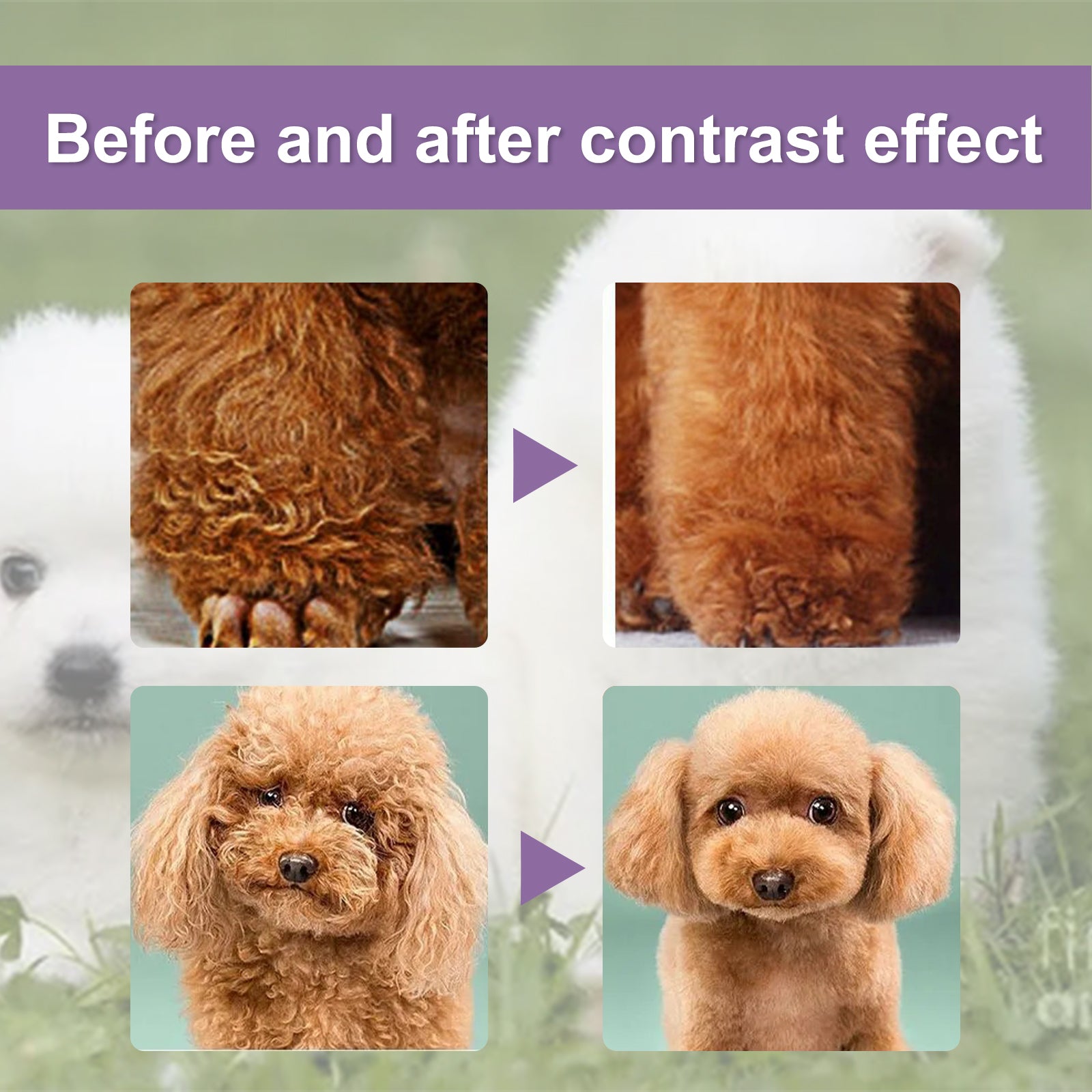 [vendor] Pet Hair Conditioner For Dogs Cats, Moisturizing Detangling Pet
