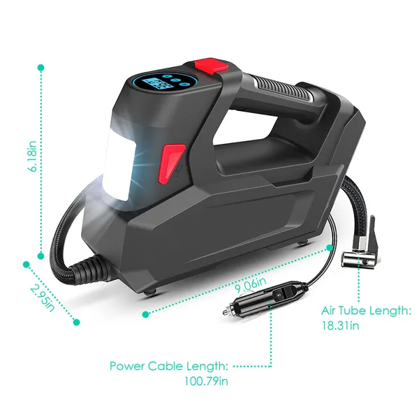[vendor] Portable Tire Inflator 120 PSI Maximum 90W Powered Tire