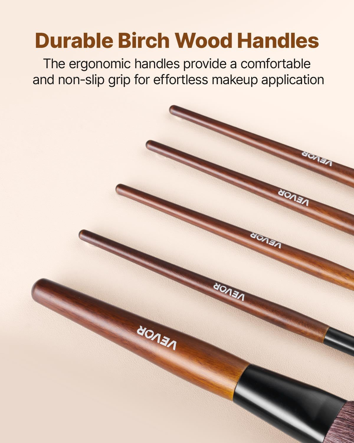 [vendor] 9-Piece Makeup Brush Set For Foundation Blending
