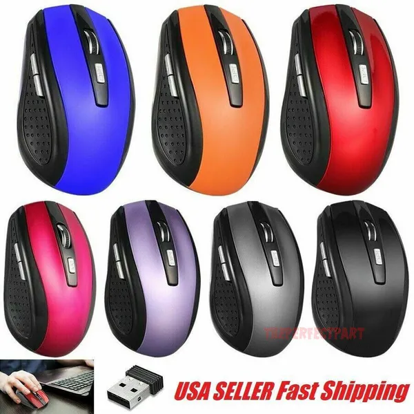 [vendor] 2.4GHz Wireless Optical Mouse Mice & USB Receiver For PC