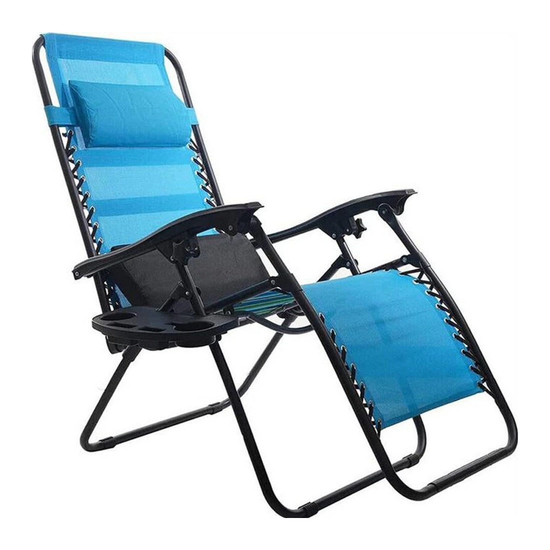 [vendor] 2PCS Clip On Camping Chair Side Table Cup Holder & Phone