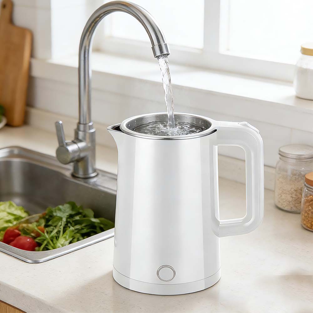 [vendor] Cordless Electric Kettle 2L 1500W Stainless Steel Jug