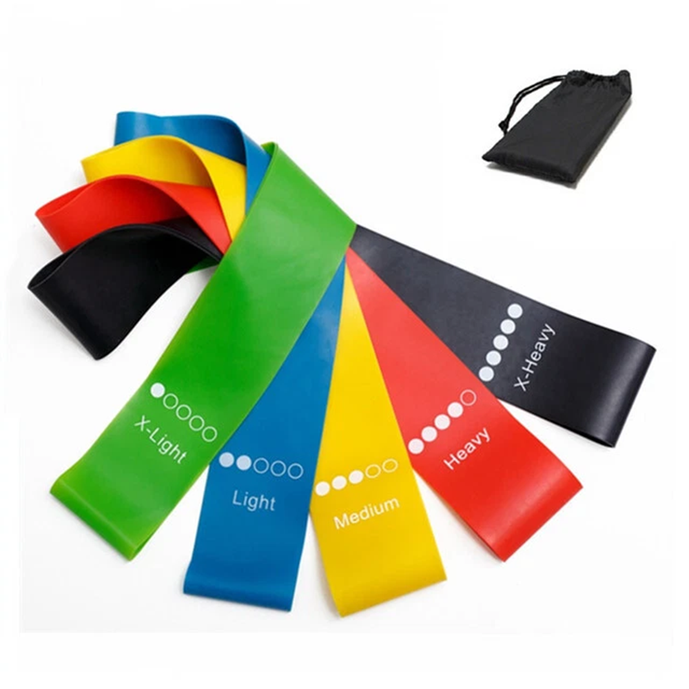 [vendor] Resistance Bands Loop Set Of 5 Exercise Strength Workout