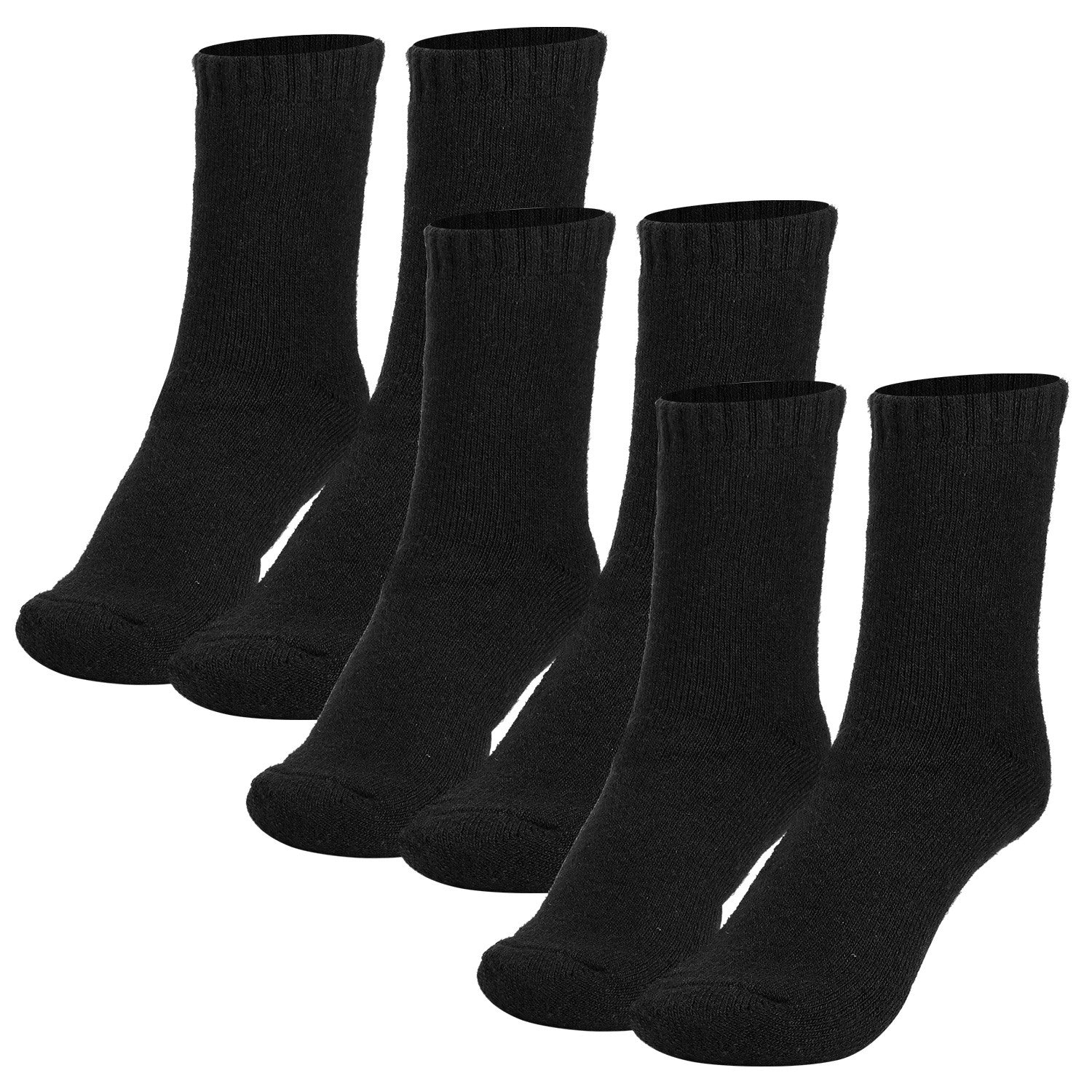 [vendor] 3 Color Options -- 3 Pairs Men Warm Wool Socks Soft Cozy