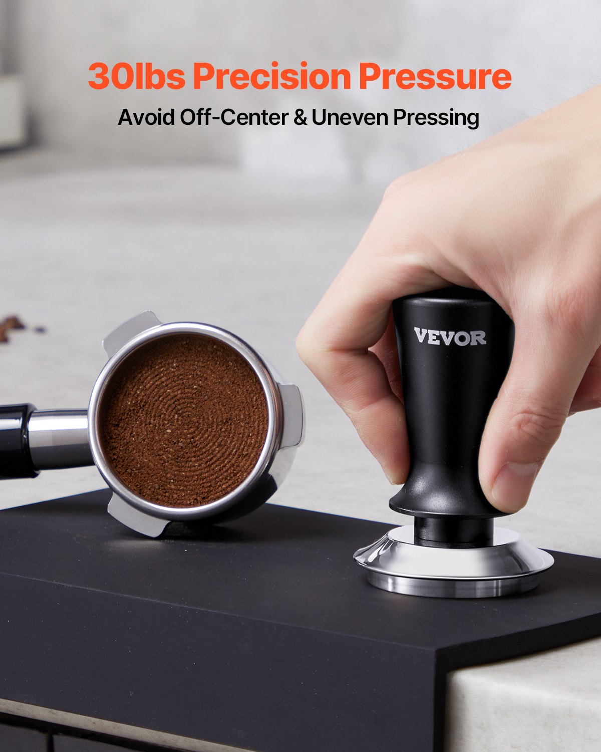 [vendor] Espresso Tamper 51mm, Spring Loaded Coffee Tamper, 30
