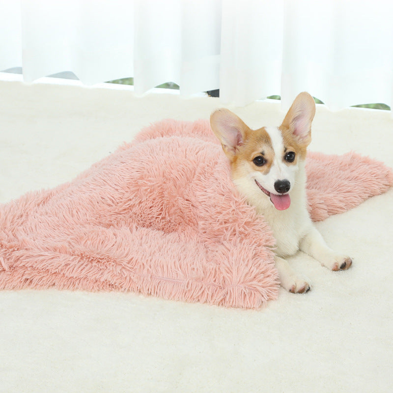 [vendor] Dog Bed And Extra Matching Cover Sheet Dog Crate Pad Ultra Soft