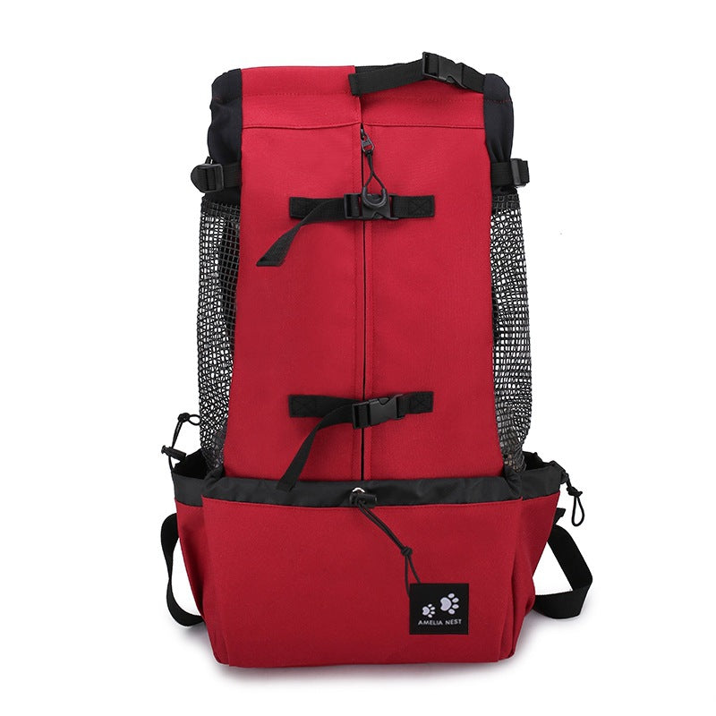 [vendor] Pet Dog Carrier Bag Carrier For Dogs Backpack Out Double Shoulder