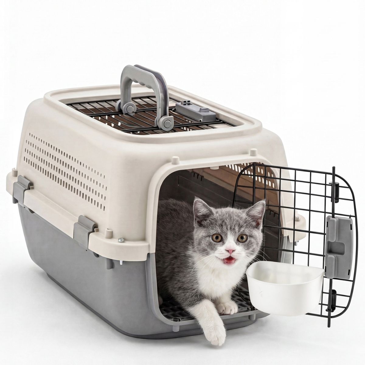 [vendor] Hard-Sided Dog And Cat Carrier, TSA Airline Approved, For Small To