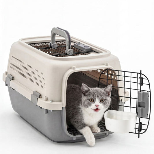 [vendor] Hard-Sided Dog And Cat Carrier, TSA Airline Approved, For Small To