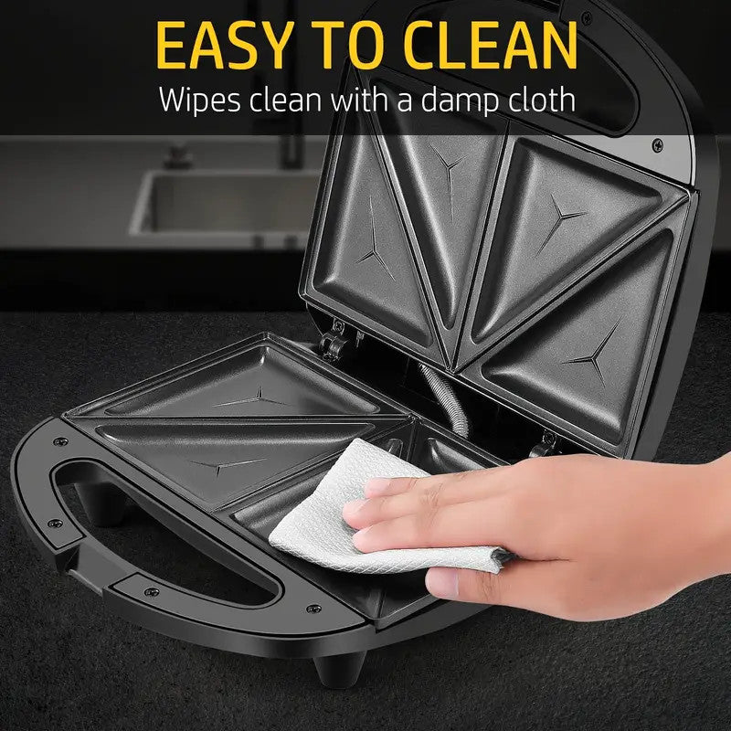[vendor] Toastie Maker 2 Slice Sandwich Toaster Non-Stick Machine