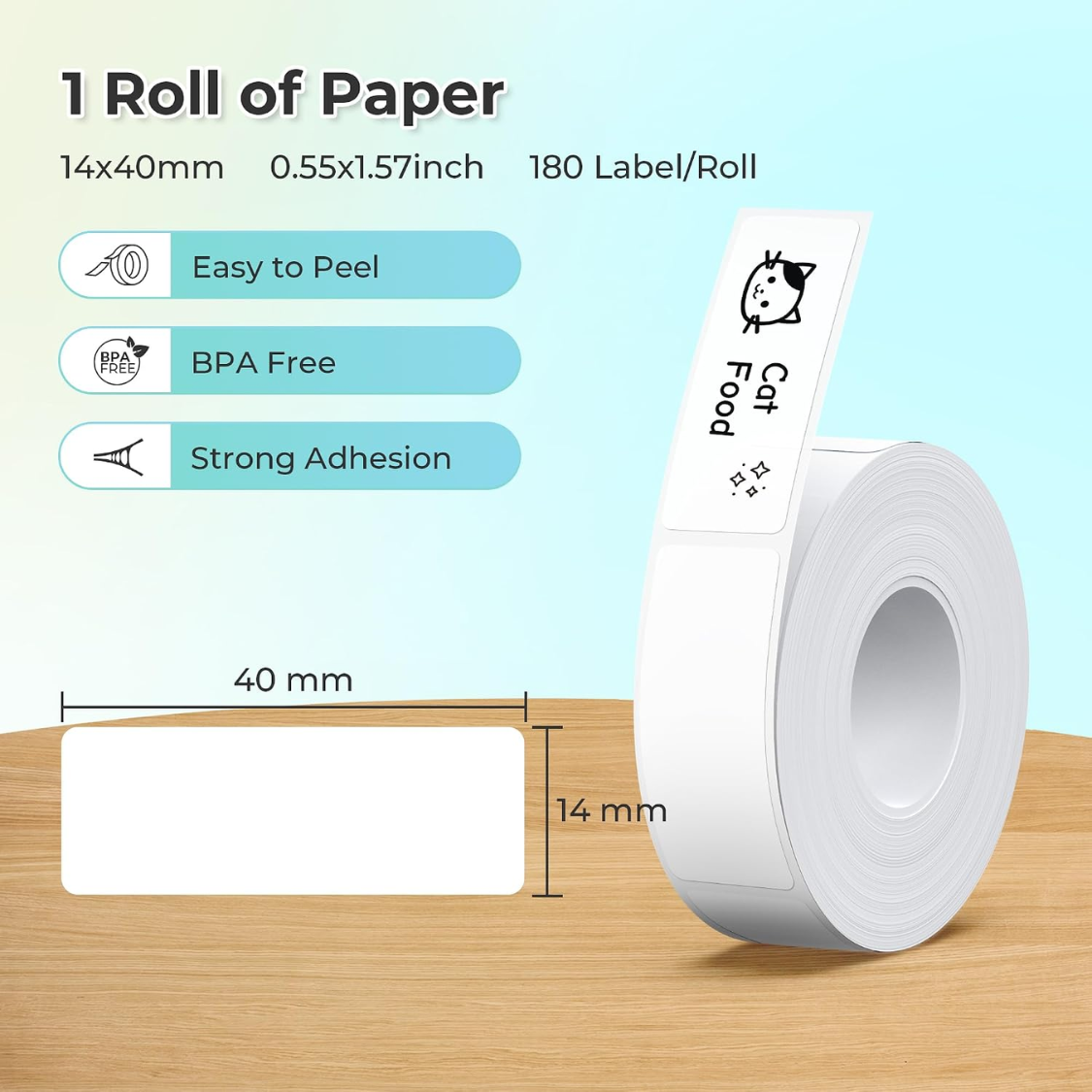 [vendor] Genuine Label Maker Tape Standard Laminated Thermal