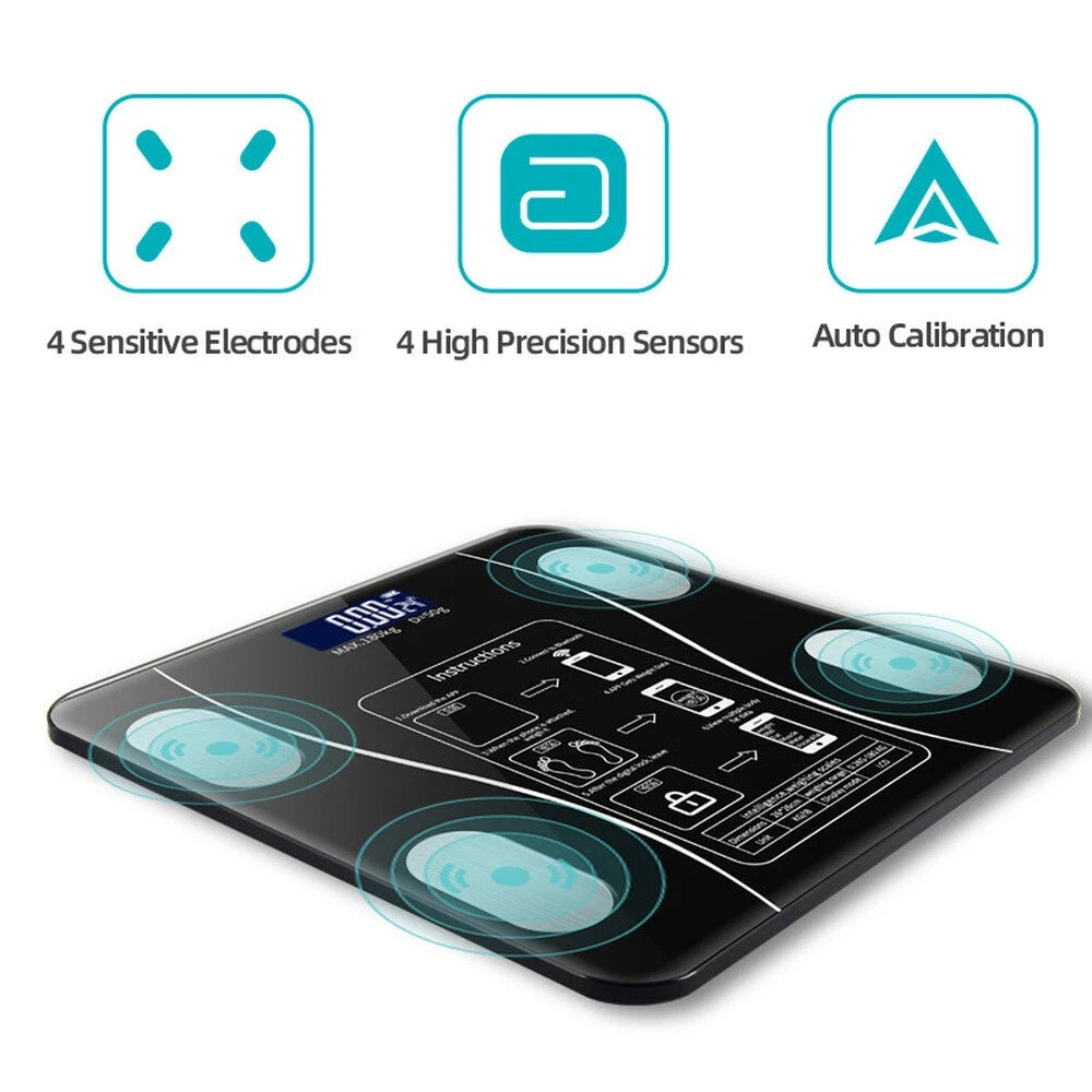 [vendor] Body Fat Scale 180 Kg Bluetooth Smart BMI Digital