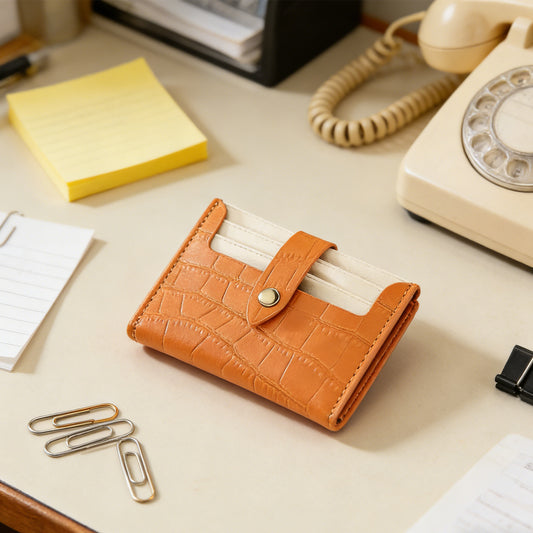 [vendor] Simple Card Holder-Orange 6670