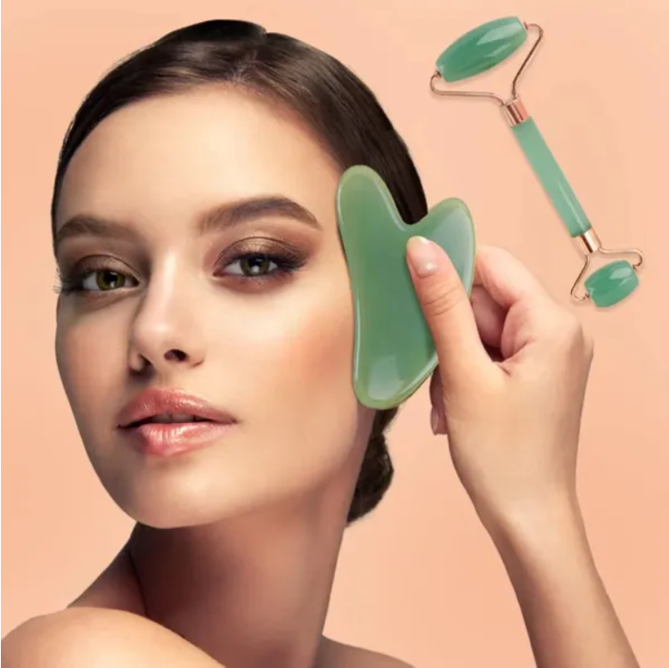 [vendor] Gua Sha Board 2PCS Massage Stone For Facial Body