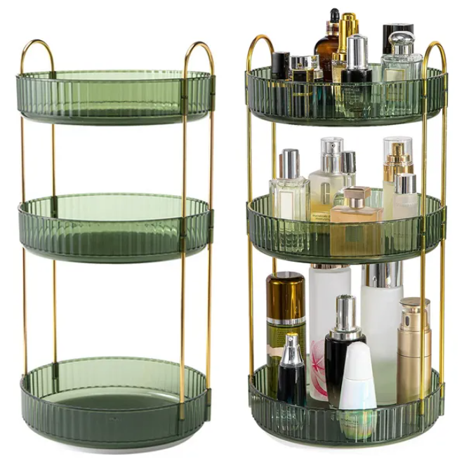 [vendor] 3 Layer Rotating Makeup Organizer