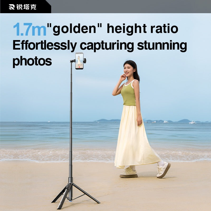 [vendor] 67 Inch Selfie Stick Tripod With Remote, Auto Open Phone