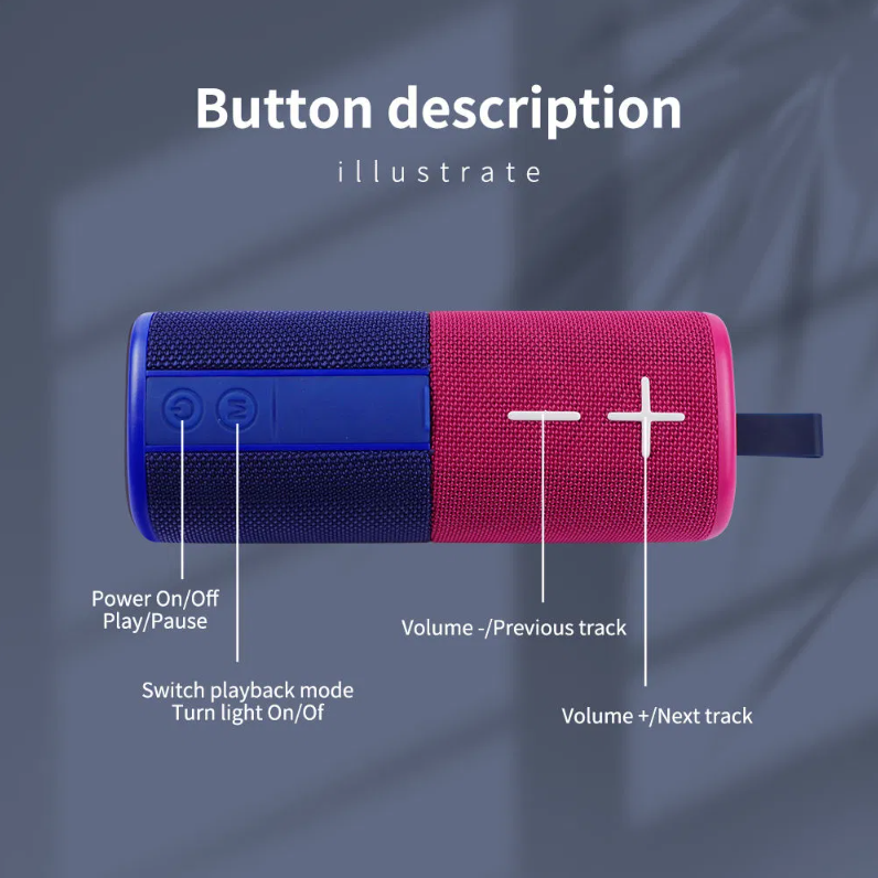 [vendor] Cyboris S18 2 In 1 Magnetic Split Bluetooth Speaker,