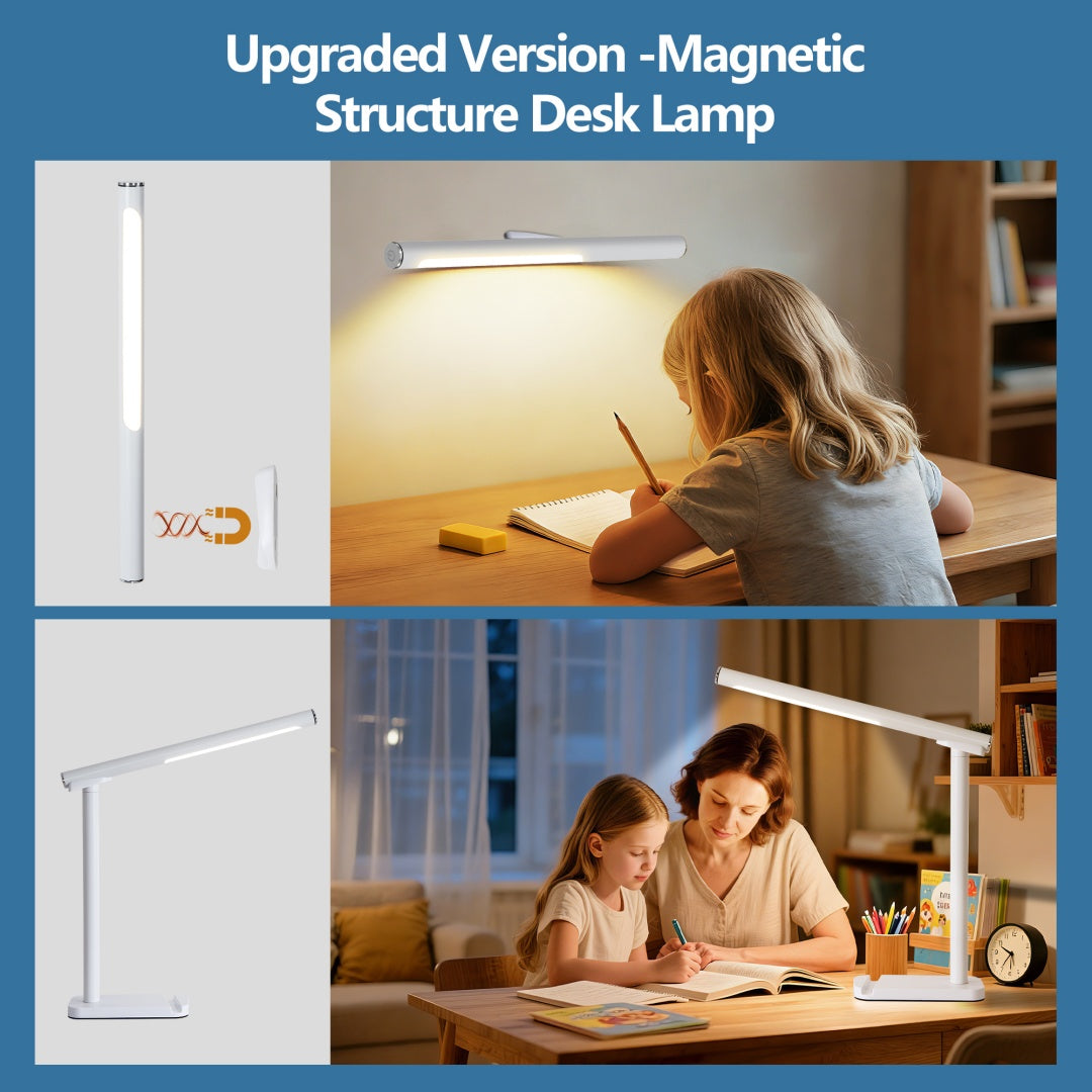 [vendor] LED Desk Lamp 360 Adjustable, USB Charging Port, 5 Light