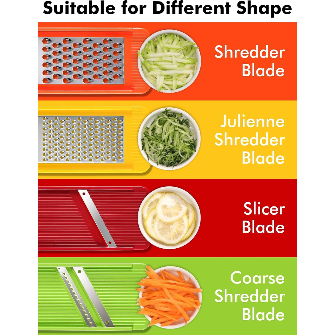 [vendor] Professional Mandoline Slicer, Multi-Purpose Vegetable &
