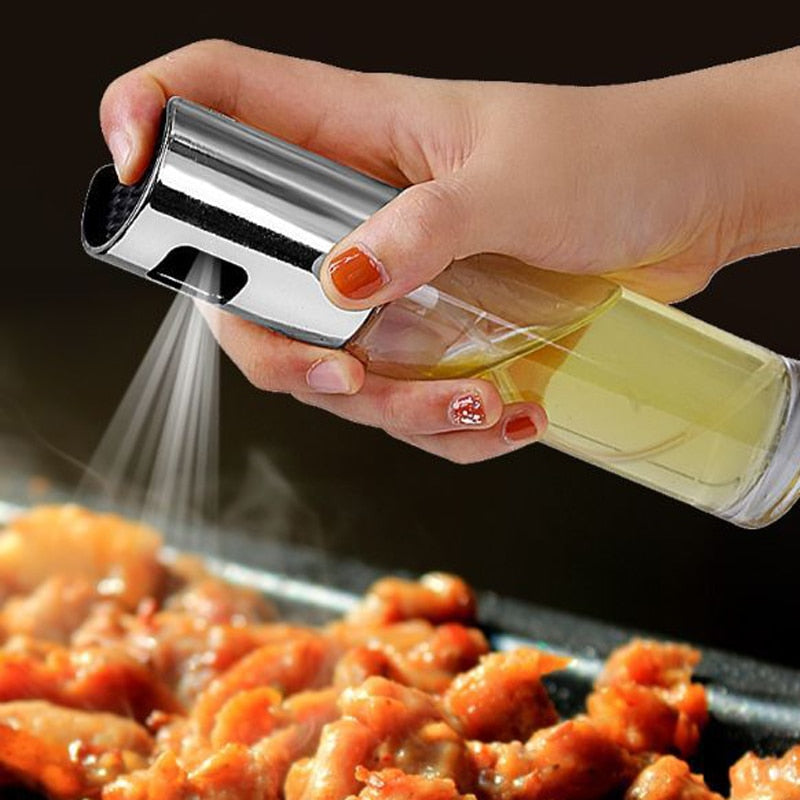 [vendor] BBQ Healthy Kitchen Cooking Oil Vinegar Spray Bottle