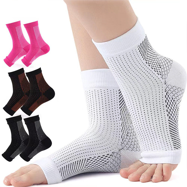[vendor] Outdoor Fitness Socks Toe Protection Compression Socks