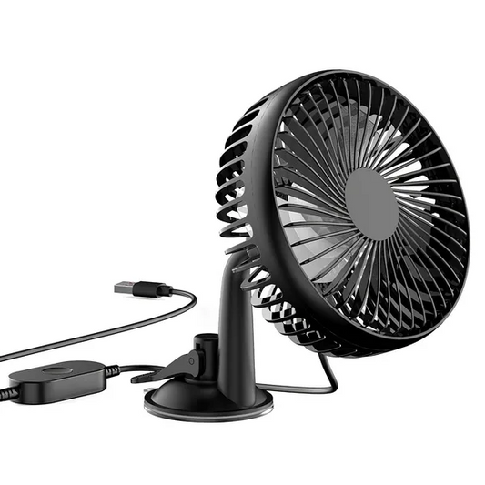 [vendor] Car Cooling Fan Portable Rotatable USB Vehicle Fan