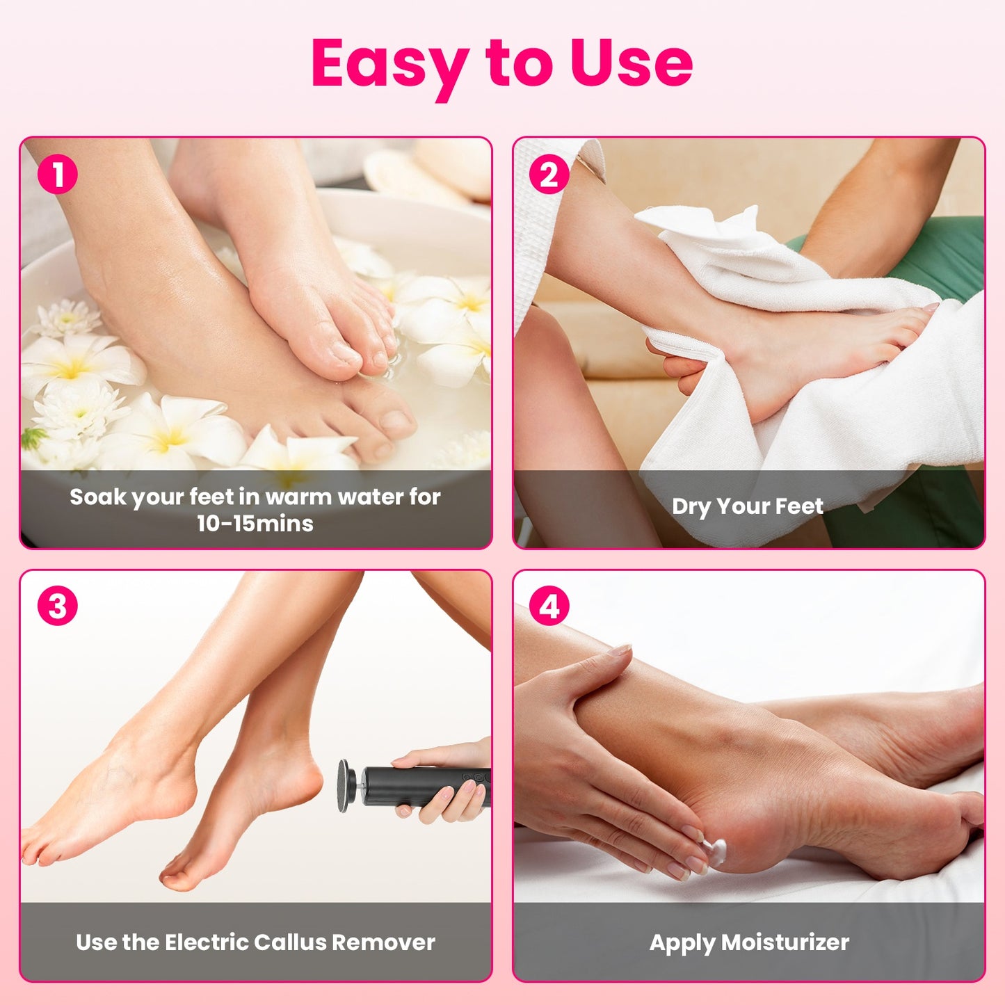 [vendor] 2 In 1 Electric Foot Callus Remover Nail Grinder Feet