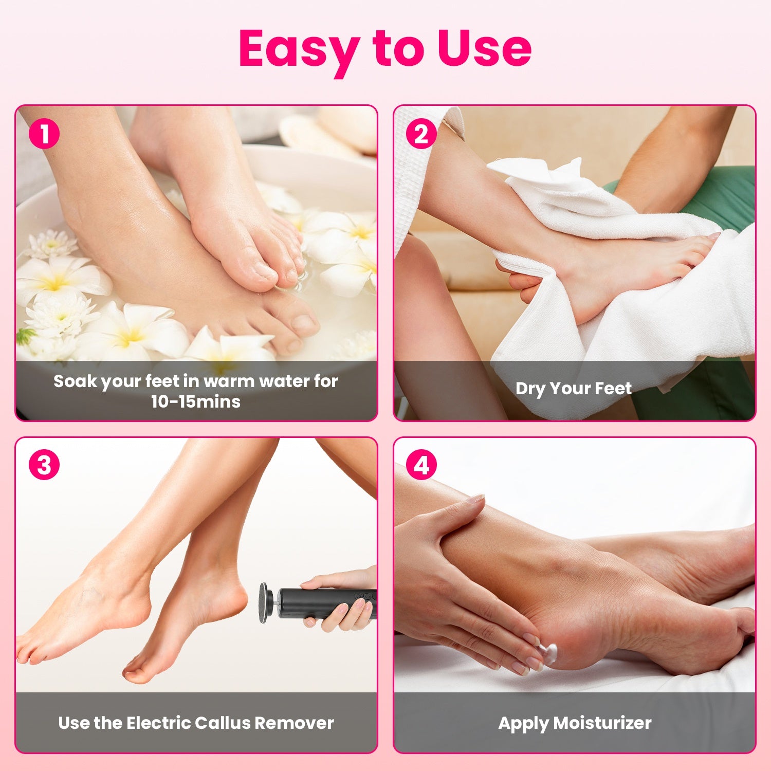 [vendor] 2 In 1 Electric Foot Callus Remover Nail Grinder Feet