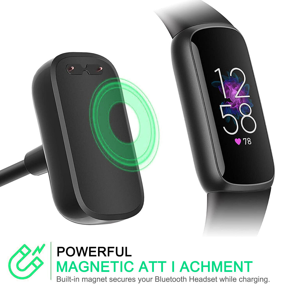 [vendor] 2Pcs USB Magnetic Charging Cable Charger For F Itbit