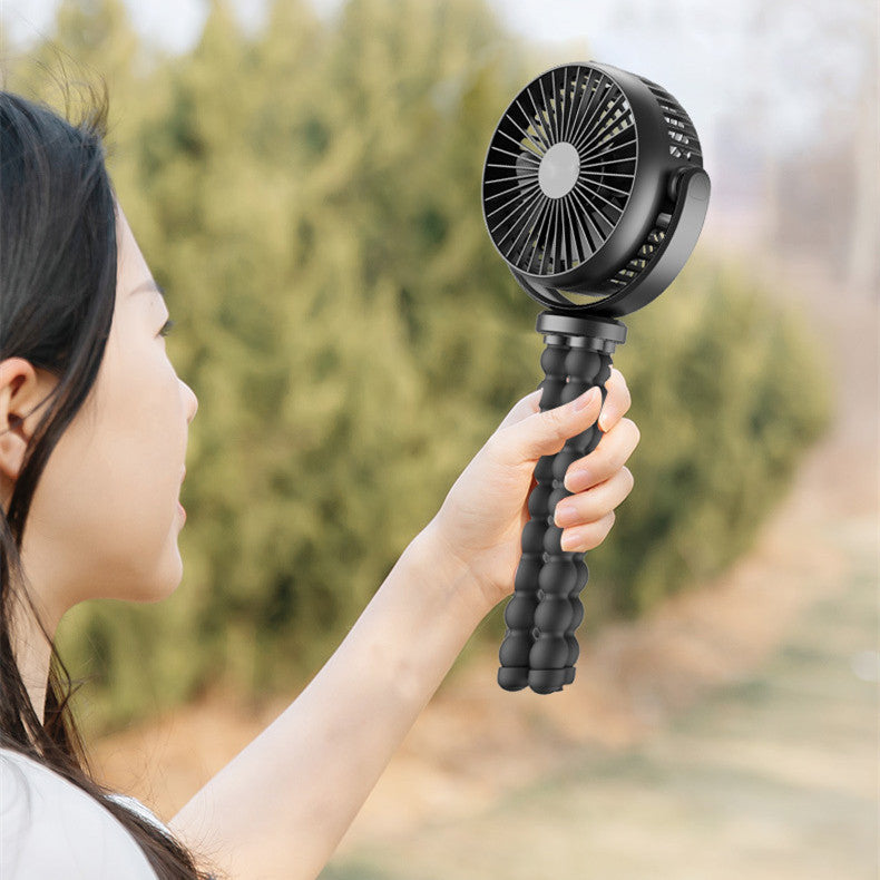 [vendor] Octopus Stroller Deformation Portable Handheld USB Fan