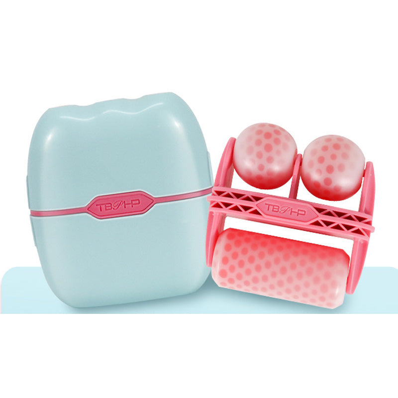 [vendor] 2In1 Dual Head Handheld Ice Roller For Face, Facial