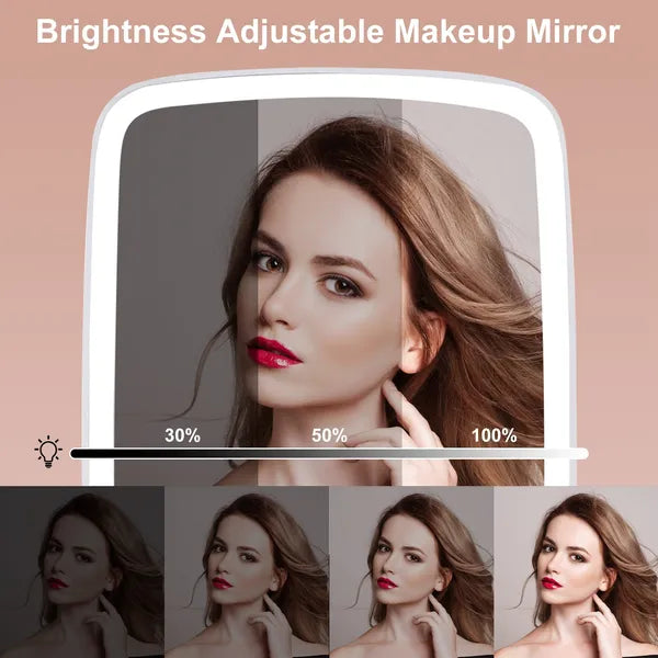[vendor] 5.98x8.62in Lighted Makeup Mirror Vanity Desk Mirror