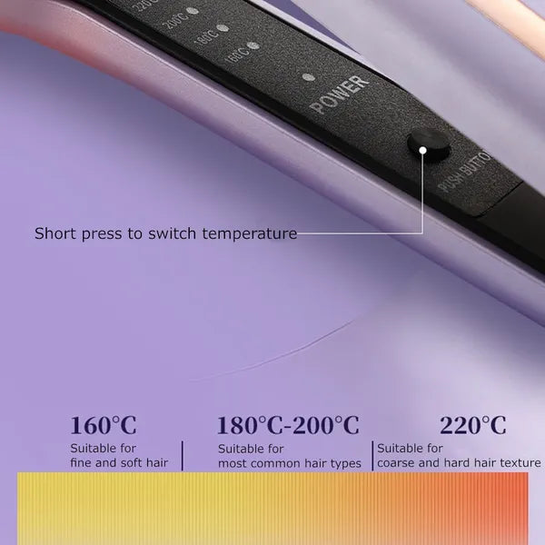 [vendor] Professional Steam Hair Straightener Ceramic Tourmaline