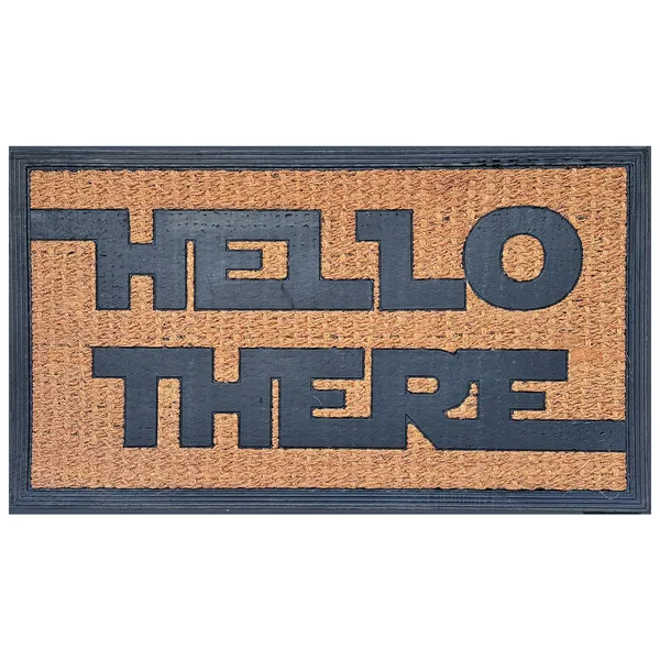 [vendor] Hello There Funny Coir Doormat Hello There Welcome Front