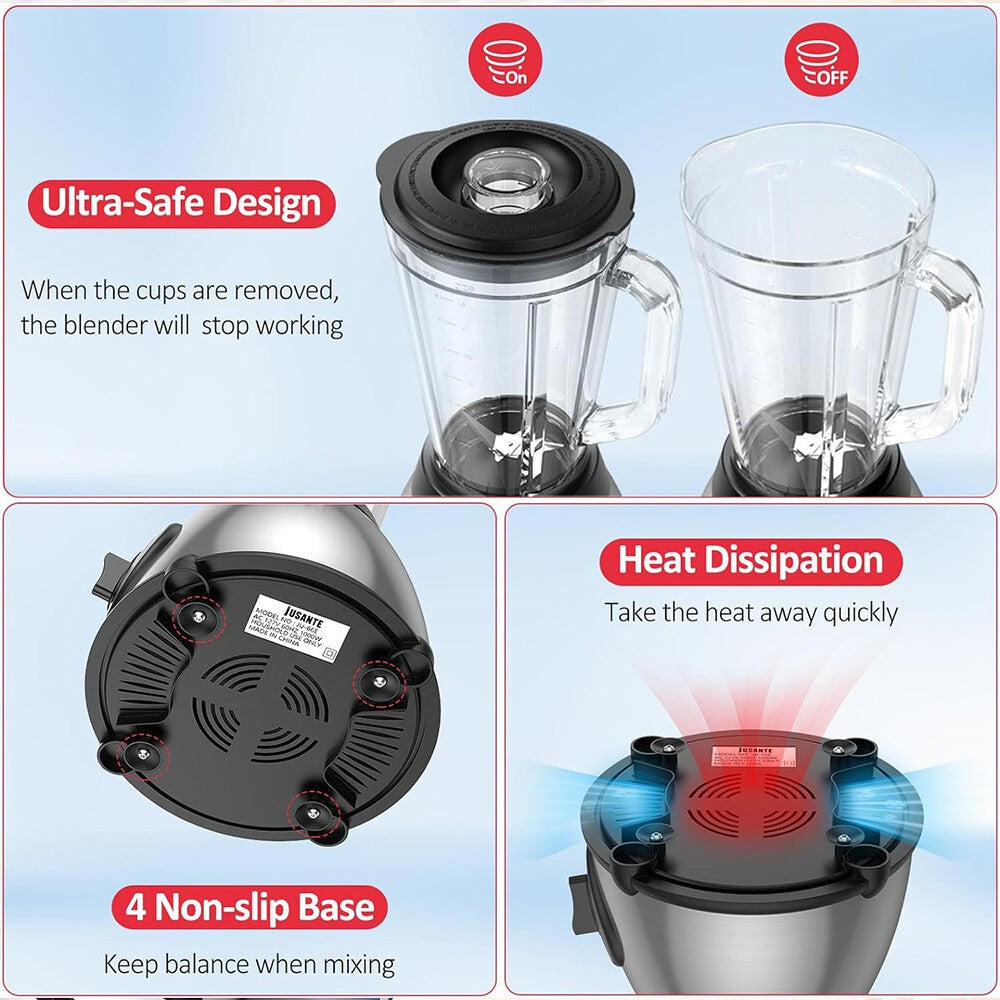[vendor] 800W Blender Smoothie Maker Ice Crusher Mixer Milk Shake