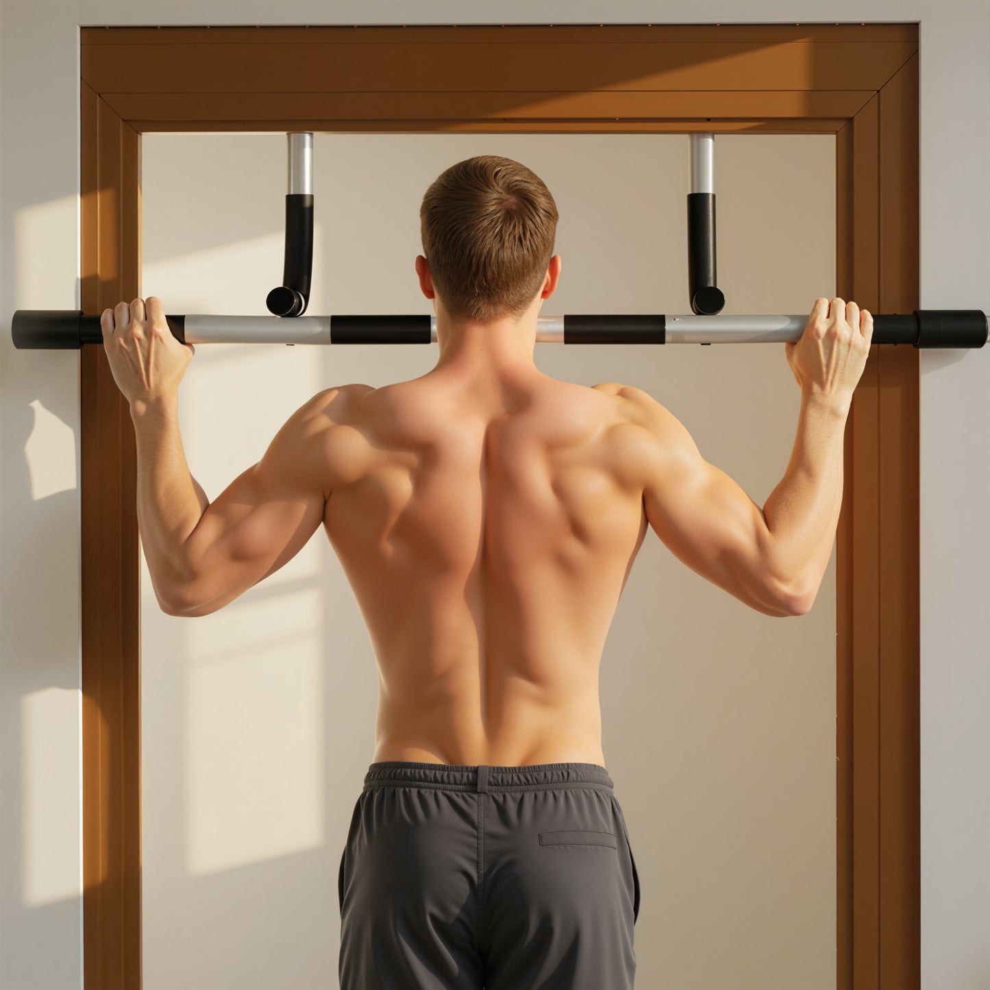[vendor] Pull Up Bar Doorway, Door Frame Chin Up Bar Push Up Bar
