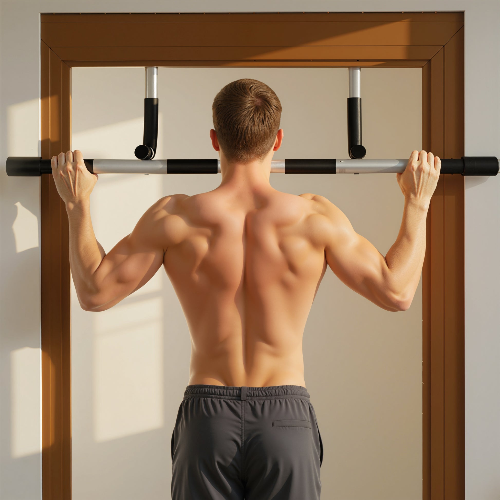 [vendor] Pull Up Bar Doorway, Door Frame Chin Up Bar Push Up Bar