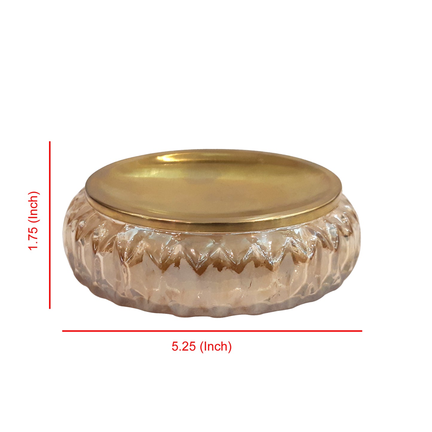 [vendor] Glass Soap Dish For Bathroom Counter,Shower & Kitchen Amber