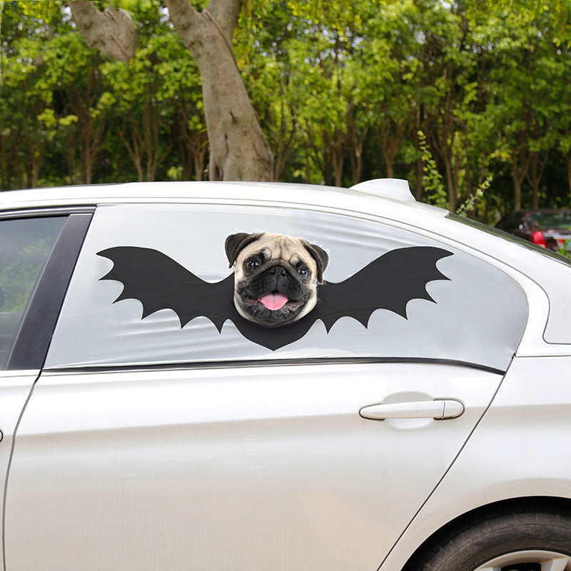 [vendor] Car Sun Shade Window Cover Sunshade Curtain Car Pet Bat Shading UV