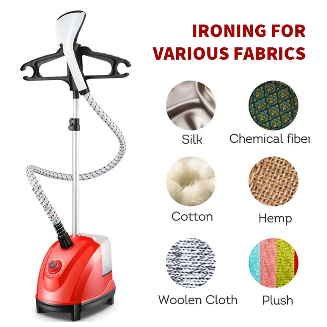[vendor] 1800W Upright Vertical Garment Clothes Steamer 1.5L 11