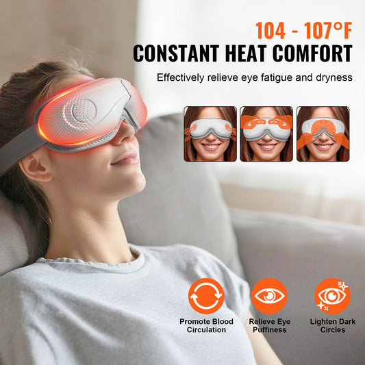 [vendor] VEVOR Heated Eye Massager Eye Care Device 5 Modes