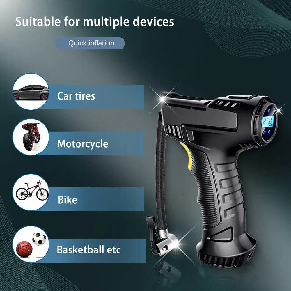 [vendor] Car Tyre Inflator Cordless 12V Electric Car Tire Air