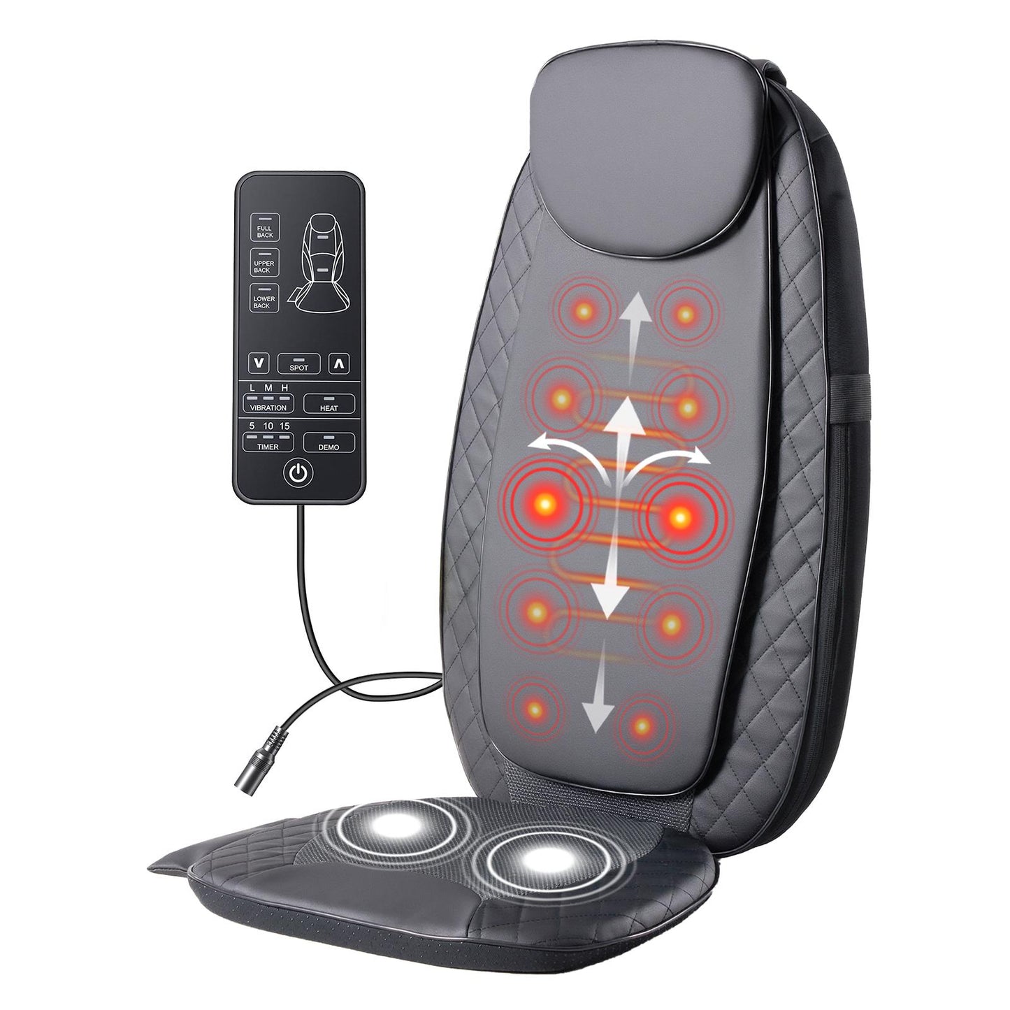 [vendor] Back Massagers, Vibrating Heating Pad For Back, Massage