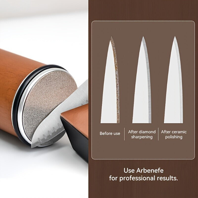 [vendor] Pro Diamond Rolling Knife Sharpener 5 Adjustable Angles