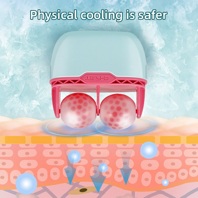 [vendor] 2In1 Dual Head Handheld Ice Roller For Face, Facial