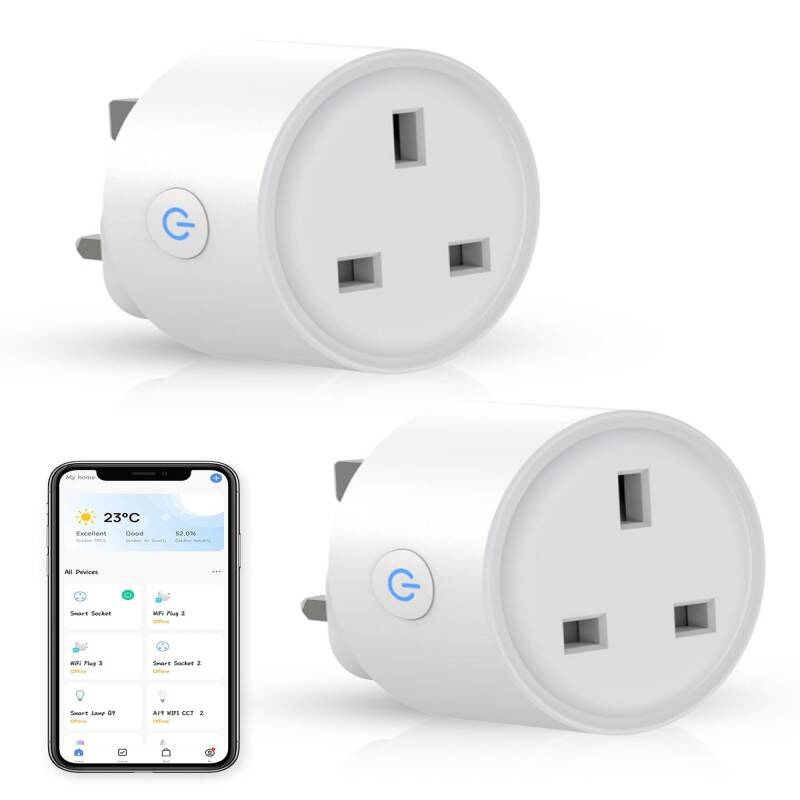 [vendor] Smart Plug 2 Pack, WiFi Alexa Plug, Voice Control &